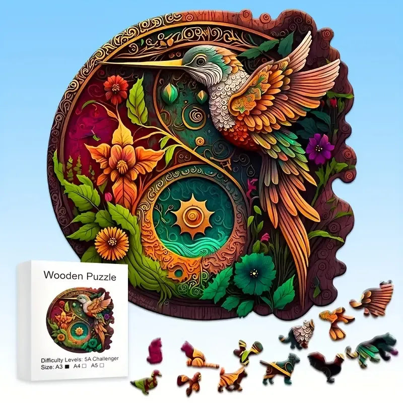 Little Play Mates™ - Peacock Wooden Jigsaw Puzzle